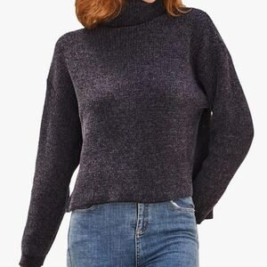 S·DEER Women's Turtleneck Long Sleeve Sweater Knit Pullover. NWT Size XXL